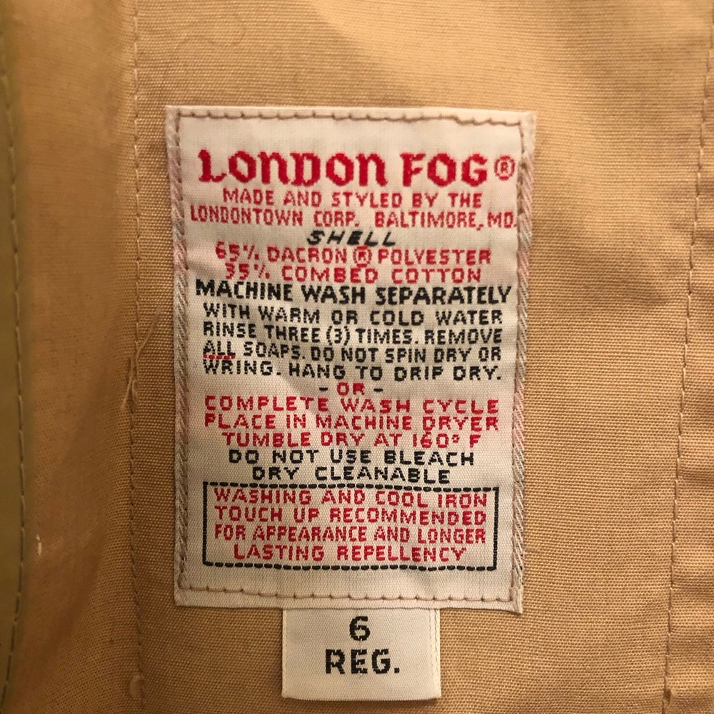 London Fog Coat